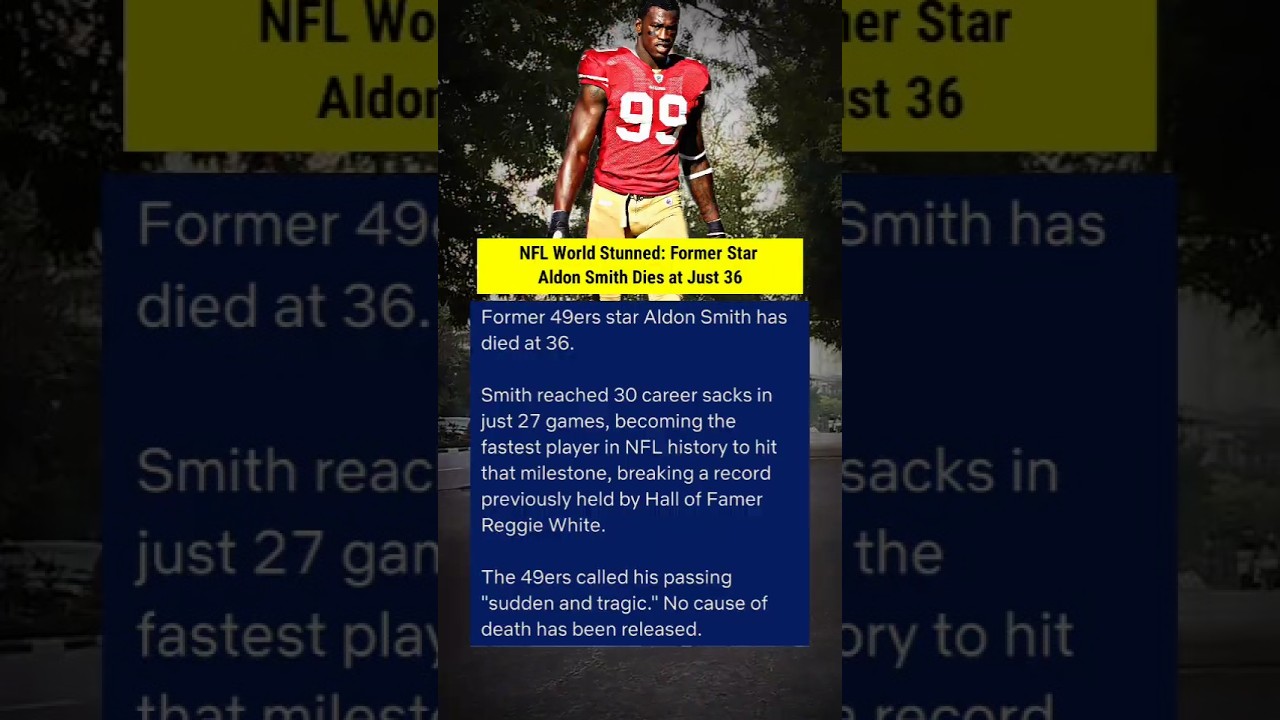 Former NFL Star Aldon Smith Dies at 36 — Fans Shocked by the Tragic News Former NFL Star Aldon Smith Dies at 36 — Fans Shocked by the Tragic News