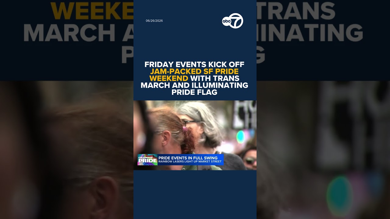 Friday events kick off jam-packed SF Pride weekend with trans march and illuminating flag Friday events kick off jam-packed SF Pride weekend with trans march and illuminating flag