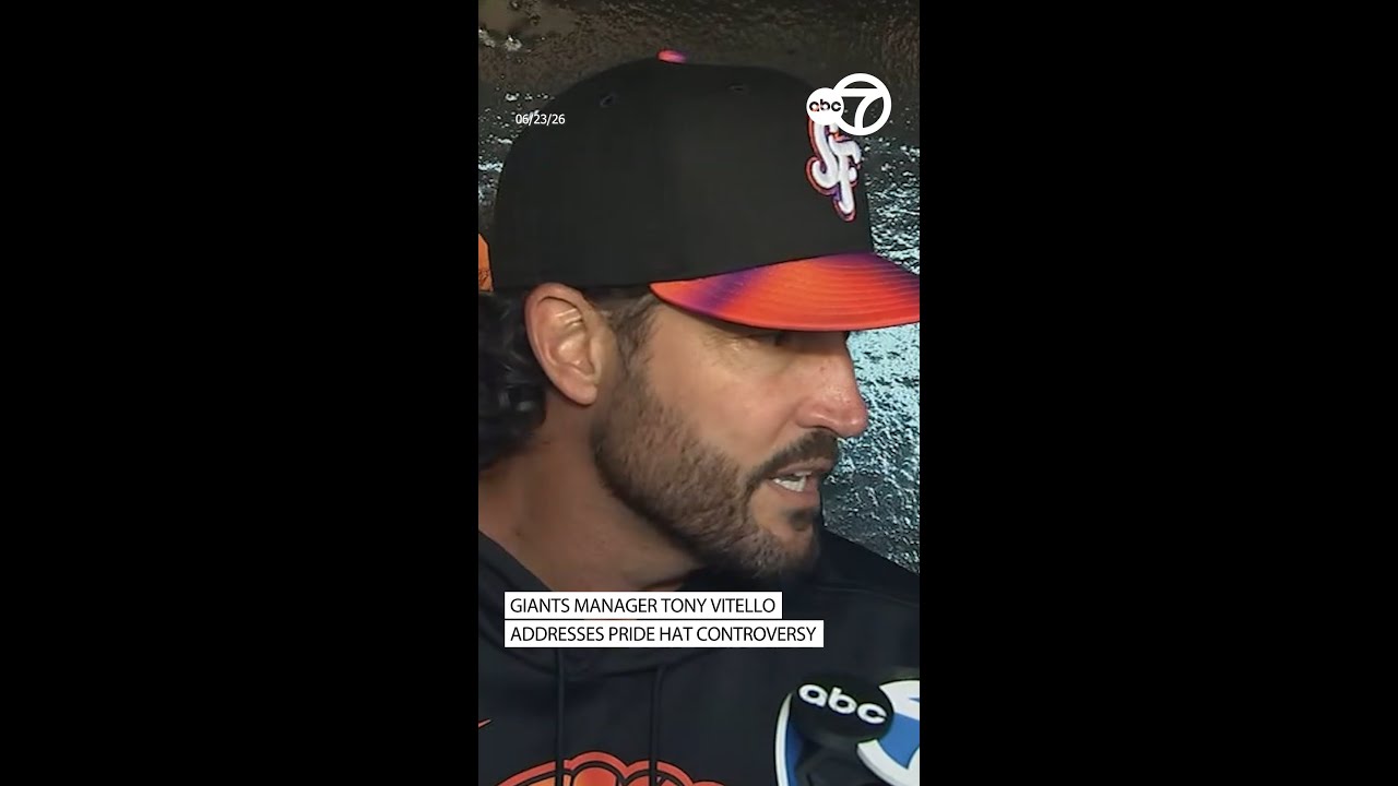 Giants manager Tony Vitello addresses pride hat controversy Giants manager Tony Vitello addresses pride hat controversy
