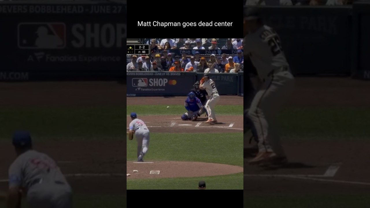 Jung Hoo Lee makes an amazing catch and Matt Chapman Hits a laser Home Run #mlb #sfgiants #baseball