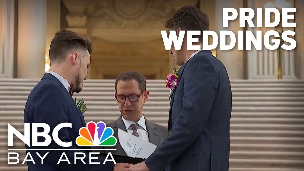 Mayor Daniel Lurie officiates Pride weddings in San Francisco Mayor Daniel Lurie officiates Pride weddings in San Francisco