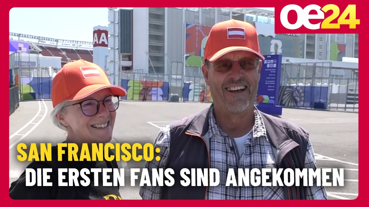 San Francisco: Die ersten Fans sind angekommen San Francisco: Die ersten Fans sind angekommen