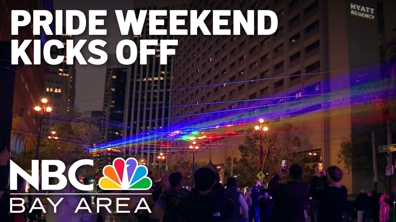 San Francisco kicks off Pride weekend with the world’s largest Pride flag San Francisco kicks off Pride weekend with the world’s largest Pride flag
