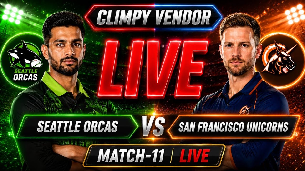 Seattle Orcas vs San Francisco Unicorns Live Score | SO vs SFU Live Commentary | Major League Cricke Seattle Orcas vs San Francisco Unicorns Live Score | SO vs SFU Live Commentary | Major League Cricke