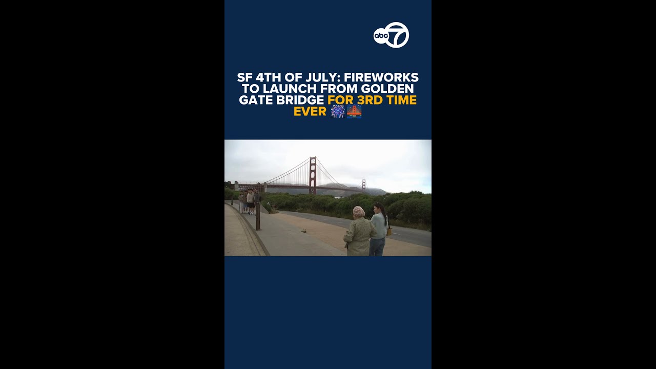 SF 4th of July fireworks to launch from Golden Gate Bridge SF 4th of July fireworks to launch from Golden Gate Bridge