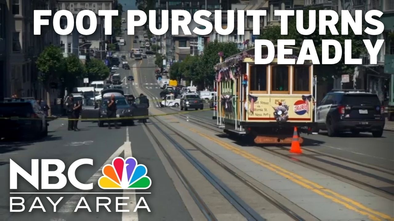 Suspect dies, cops hurt after being hit by driver during foot chase in San Francisco Suspect dies, cops hurt after being hit by driver during foot chase in San Francisco