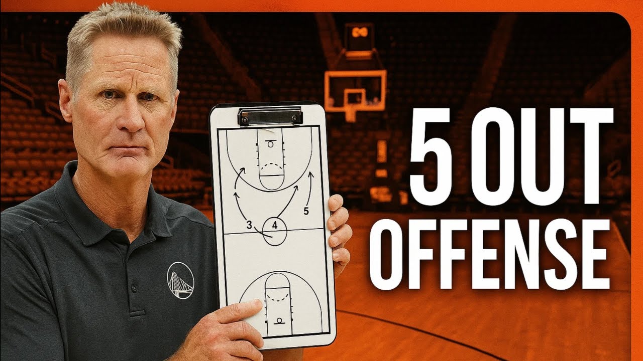 Teach Steve Kerr’s 5 Out Continuous Motion Offense! Playbook Breakdown Teach Steve Kerr’s 5 Out Continuous Motion Offense! Playbook Breakdown