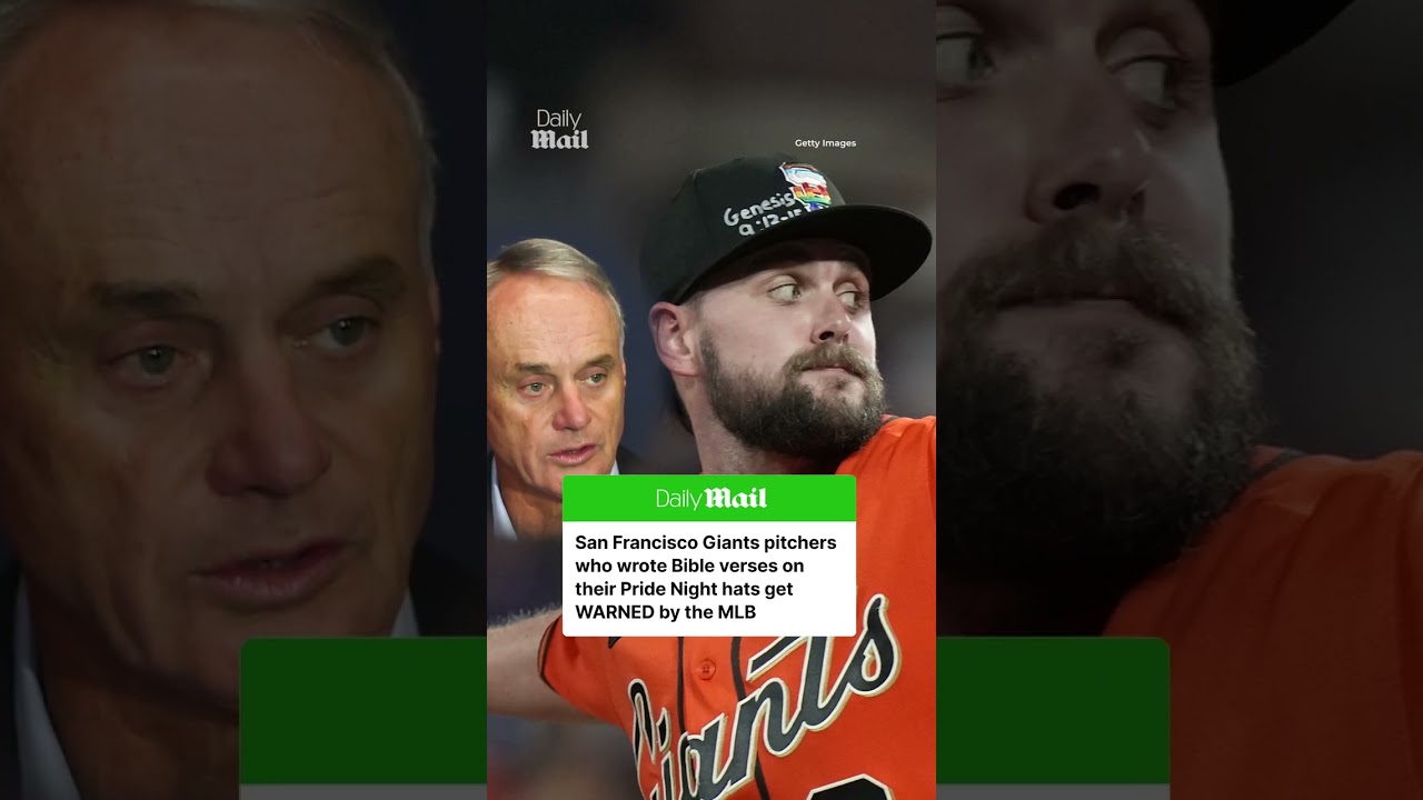 Three San Francisco Giants pitchers have been warned by the MLB after they wrote Bible verses on Three San Francisco Giants pitchers have been warned by the MLB after they wrote Bible verses on
