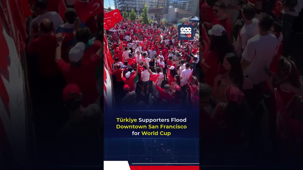 Türkiye Fans Flood San Francisco Streets Ahead of World Cup Clash Türkiye Fans Flood San Francisco Streets Ahead of World Cup Clash