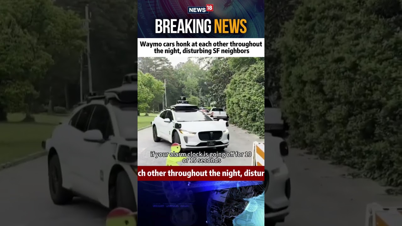 Waymo cars honk at each other throughout the night, disturbing SF neighbors.#news Waymo cars honk at each other throughout the night, disturbing SF neighbors.#news