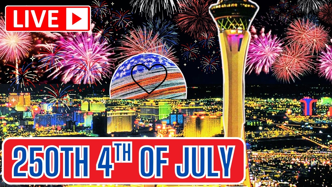 πΊπ² 250th 4th of July in Las Vegas LIVE β Love You AMERICA ππΊπ² πΊπ² 250th 4th of July in Las Vegas LIVE β Love You AMERICA ππΊπ²