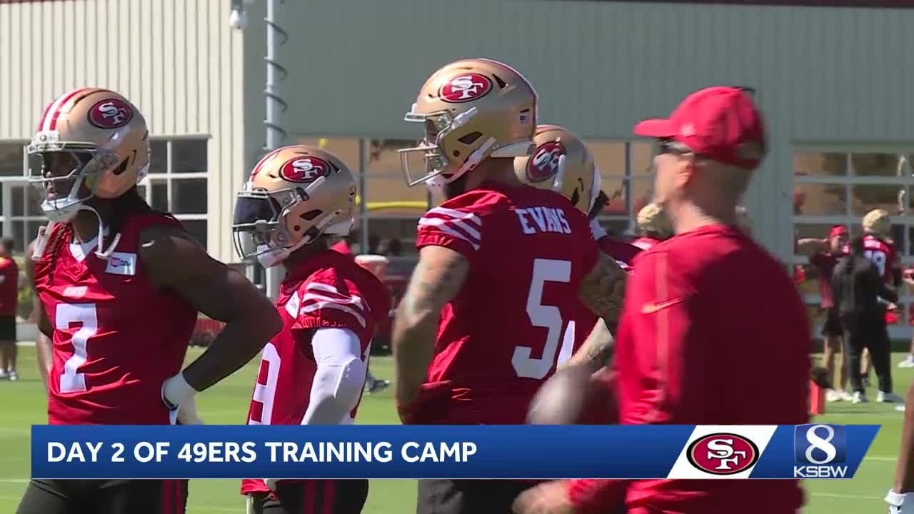 49ers training camp  day 2 highlights Super Bowl goals and resilience