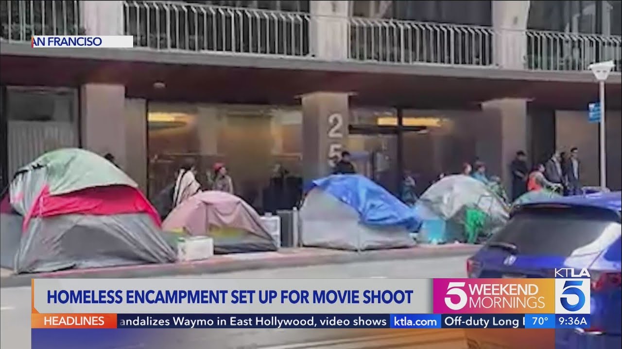 A massive homeless encampment popped up in San Francisco. Turns out, it’s fake