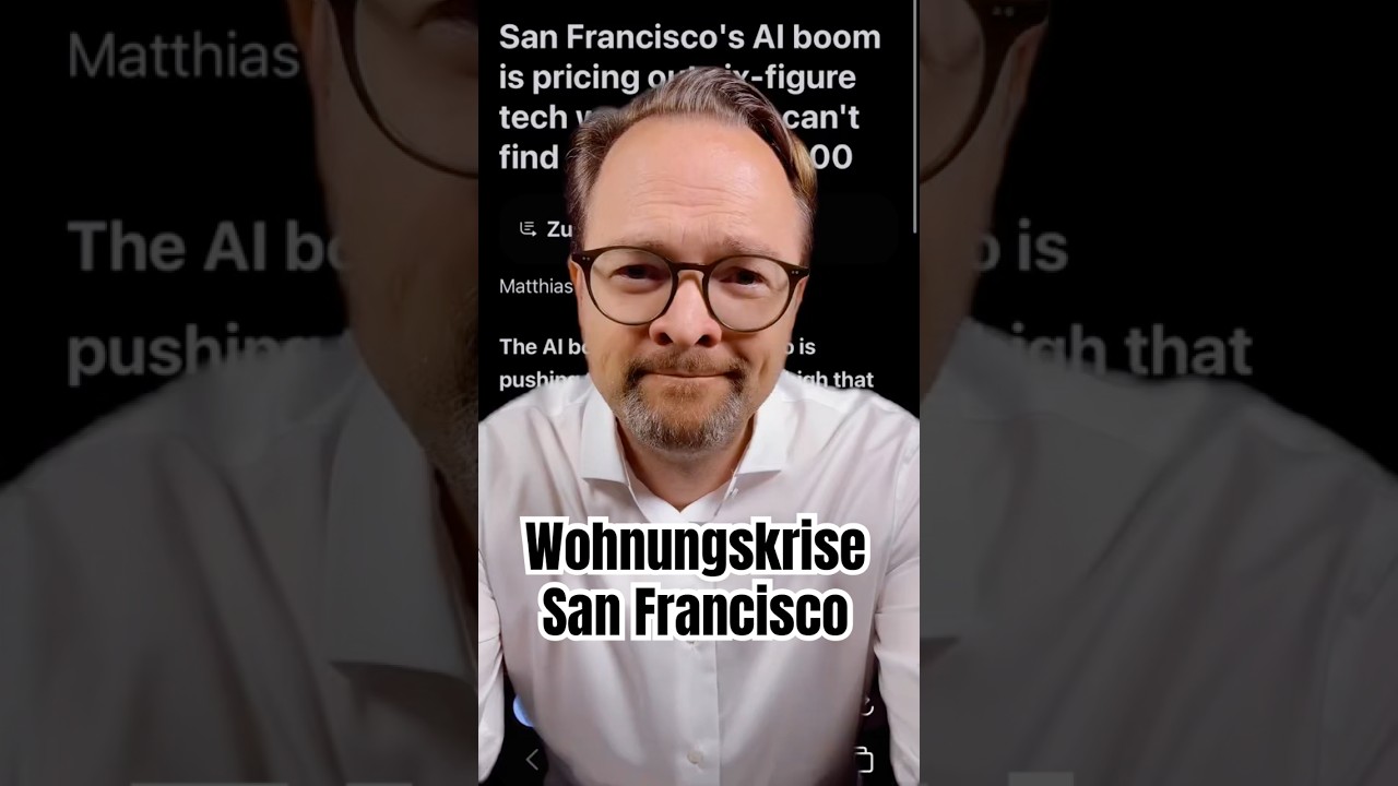 AI-Boom in San Francisco: Selbst Tech-Millionengehälter reichen kaum noch für Wohnraum. ▹ eicker.TV AI-Boom in San Francisco: Selbst Tech-Millionengehälter reichen kaum noch für Wohnraum. ▹ eicker.TV