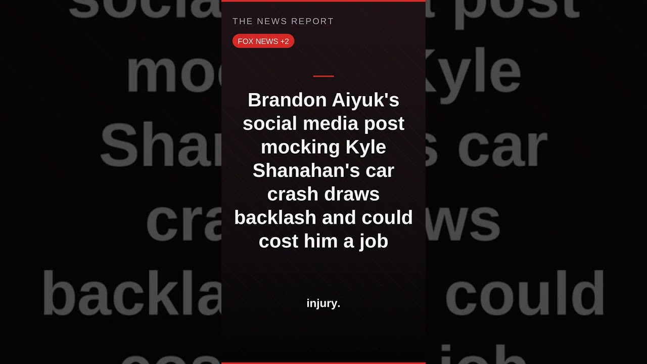 Aiyuk mocks Shanahan crash, could lose NFL job #Shorts Aiyuk mocks Shanahan crash, could lose NFL job #Shorts