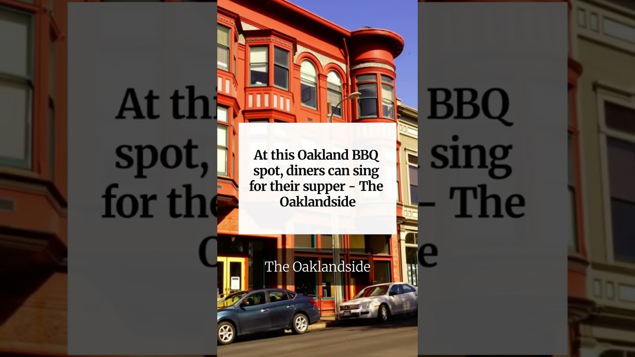 At this Oakland BBQ spot, diners can sing for their supper – The Oaklandside At this Oakland BBQ spot, diners can sing for their supper – The Oaklandside