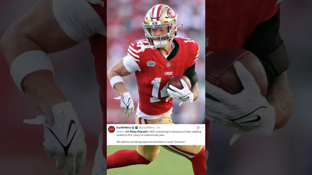 BREAKING: Ricky Pearsall dealing with knee injury #49ers #nflnews #shorts BREAKING: Ricky Pearsall dealing with knee injury #49ers #nflnews #shorts