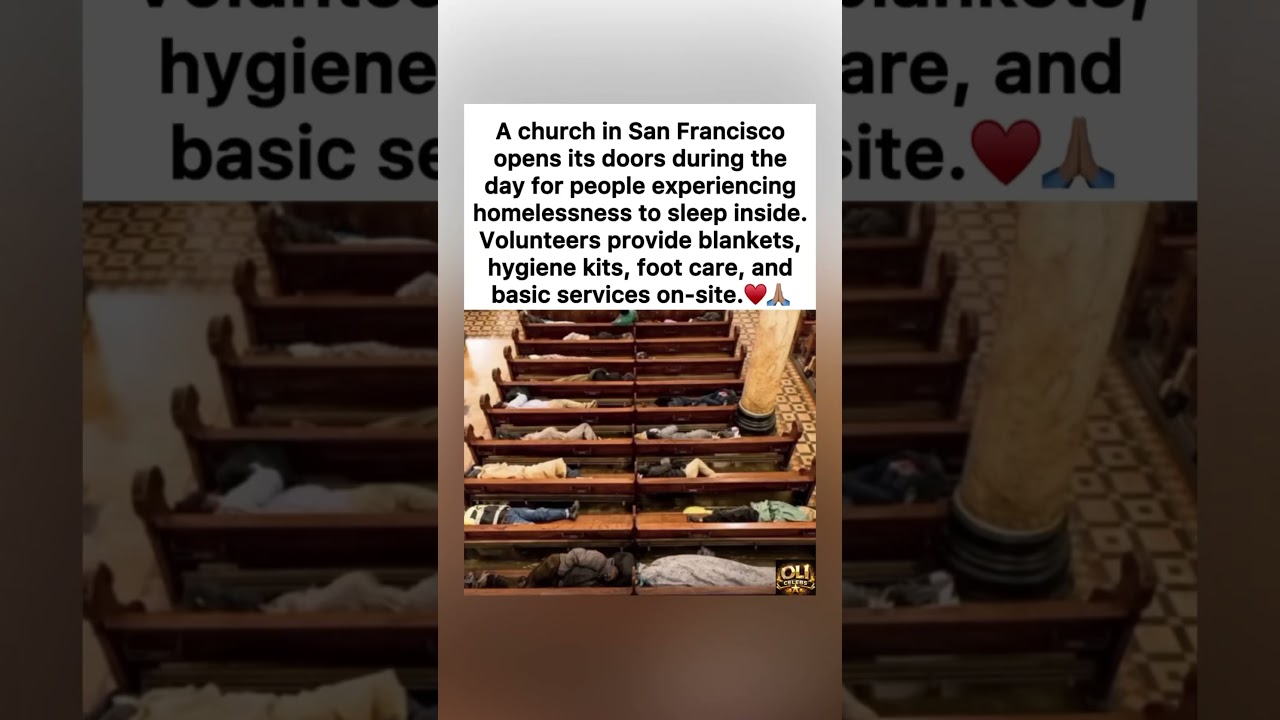 Church Opens for the Homeless♥️✨#SacredSleep #GubbioProject #shorts Church Opens for the Homeless♥️✨#SacredSleep #GubbioProject #shorts