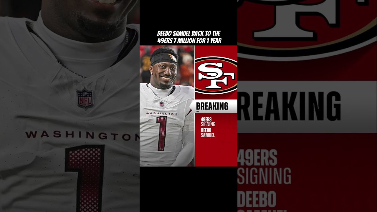 Deebo Samuel ￼Back To The San Francisco ￼49ers #deebosamuel #deebo #49ers #nfl #news #sanfrancisco