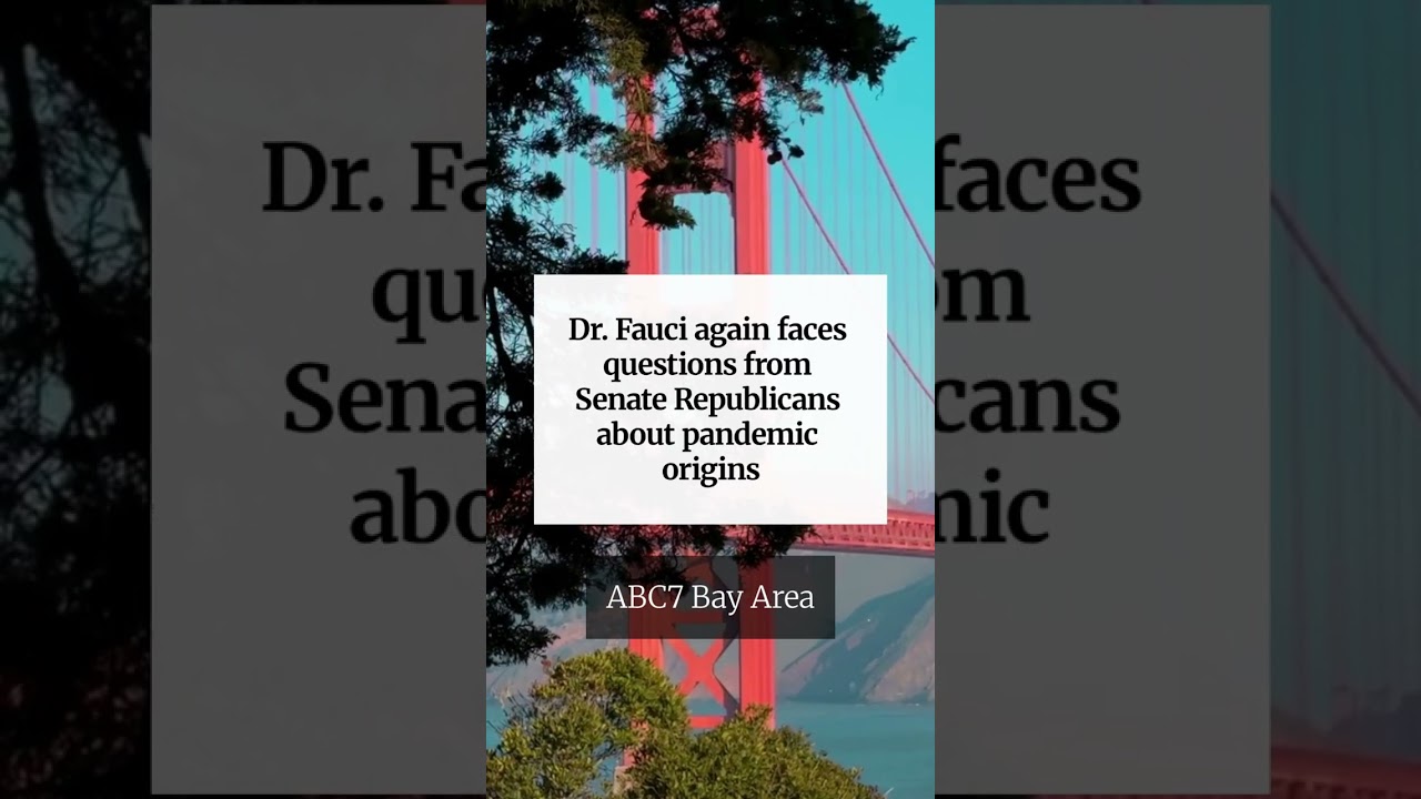 Dr. Fauci again faces questions from Senate Republicans about pandemic origins Dr. Fauci again faces questions from Senate Republicans about pandemic origins