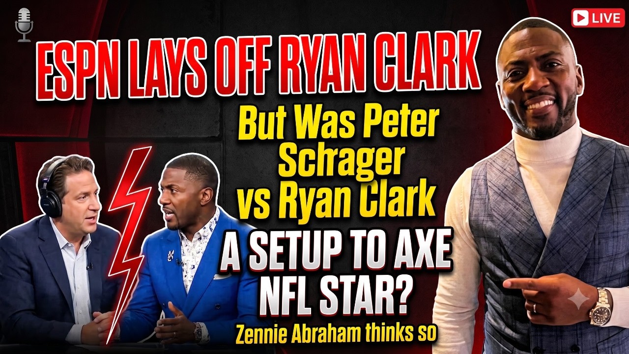 ESPN Fires Ryan Clark: Was Peter Schrager vs.Ryan Clark:NFL Players Debate A Set-Up For NFL Star? ESPN Fires Ryan Clark: Was Peter Schrager vs.Ryan Clark:NFL Players Debate A Set-Up For NFL Star?