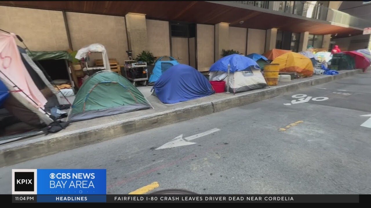 Fake homeless encampment in San Francisco is actually a movie set for new Netflix thriller