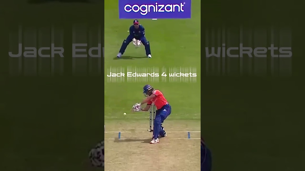 Jack Edwards takes a 4 wickets against san francisco unicorns #shorts #ytshorts Jack Edwards takes a 4 wickets against san francisco unicorns #shorts #ytshorts