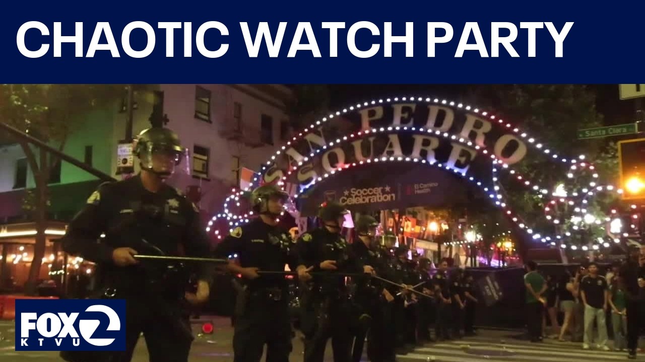 Massive World Cup party in San Jose gets chaotic with Mexico win | KTVU