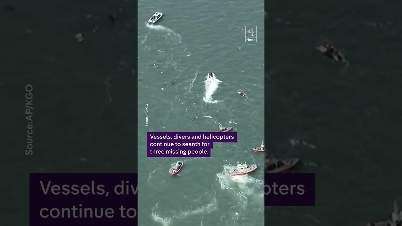One dead and three missing after boat sinks near Alcatraz Island One dead and three missing after boat sinks near Alcatraz Island