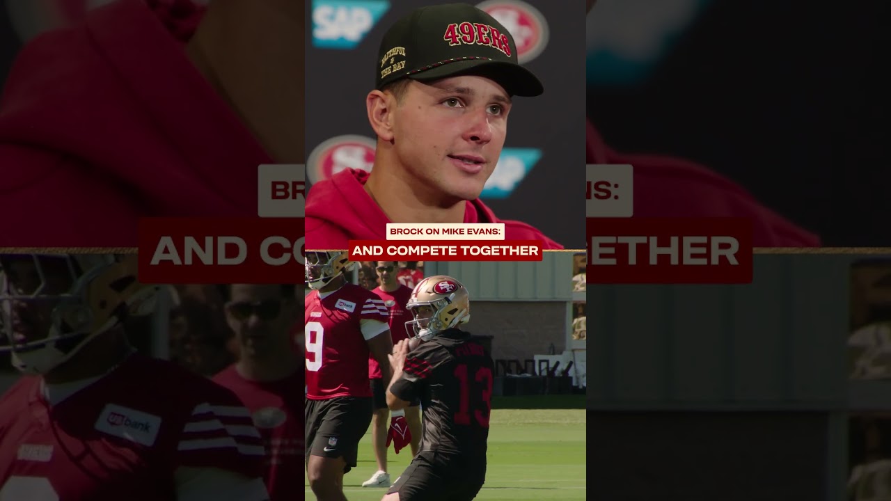 Ready for this duo 🤝 #brockpurdy #mikeevans Ready for this duo 🤝 #brockpurdy #mikeevans
