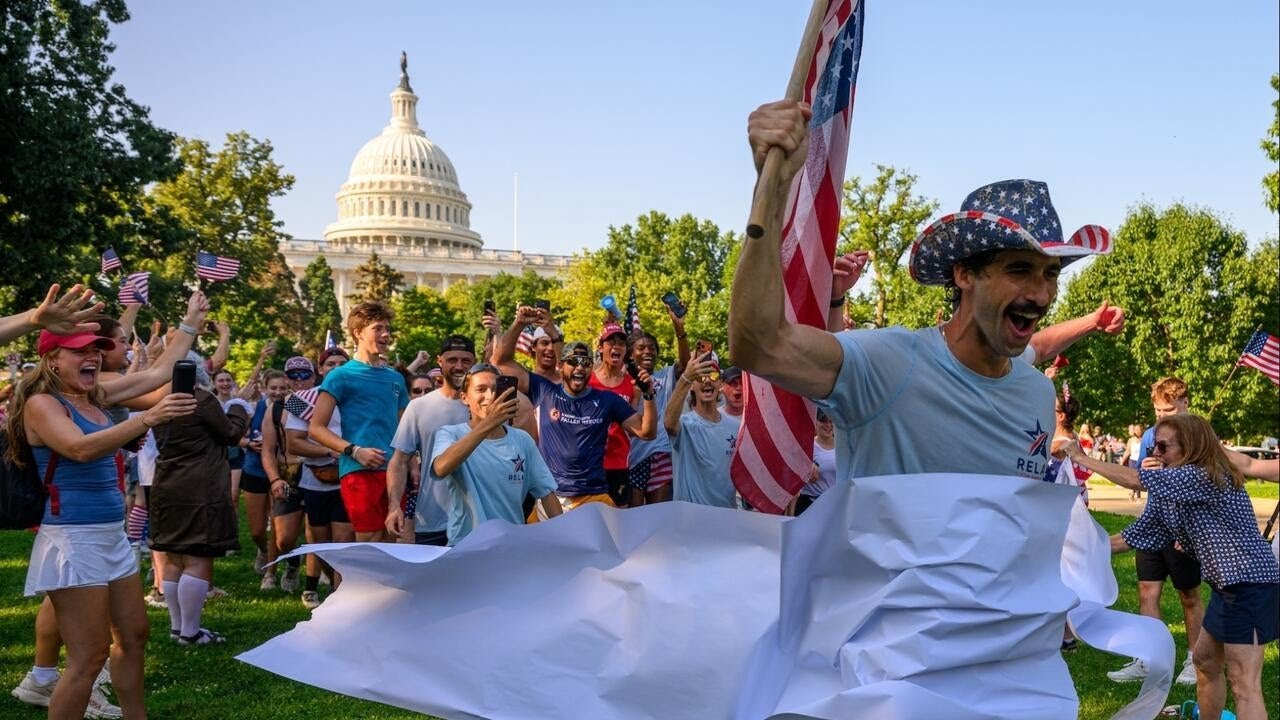 Relay for America runs flag from San Francisco to D.C. in message of unity