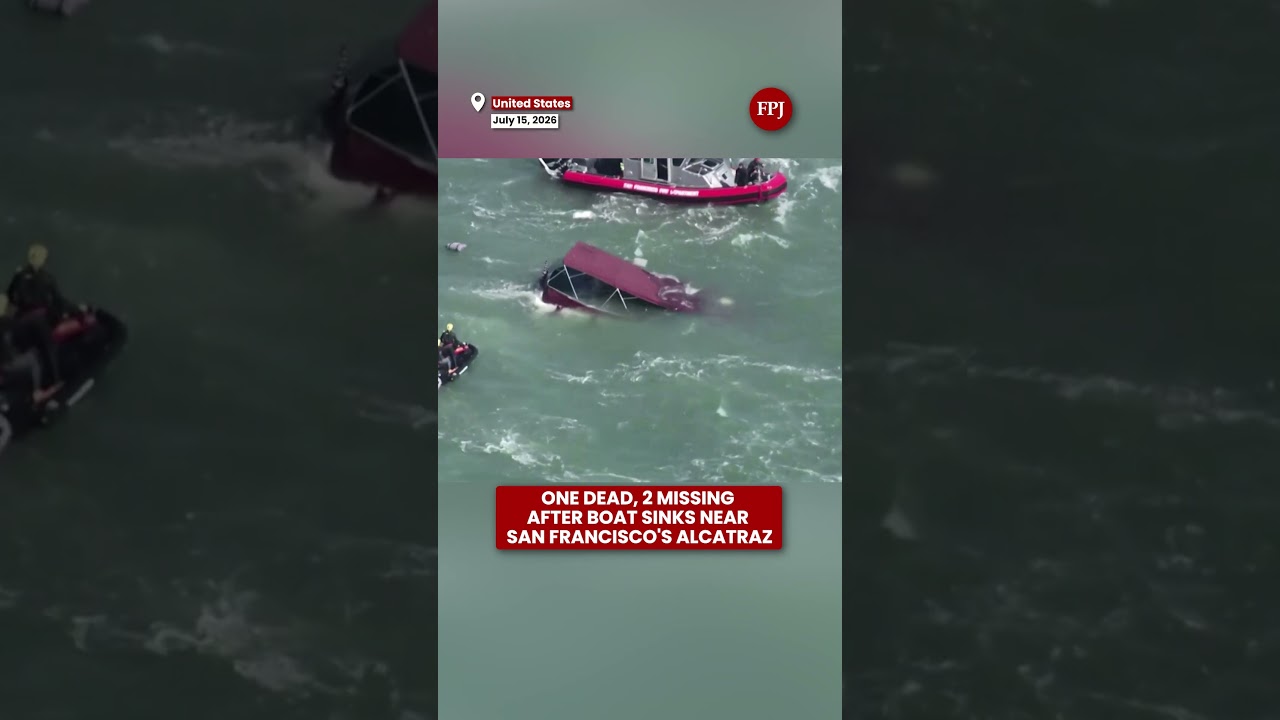 Rescue Operation Underway After Boat Sinks Near San Francisco’s Alcatraz Rescue Operation Underway After Boat Sinks Near San Francisco’s Alcatraz