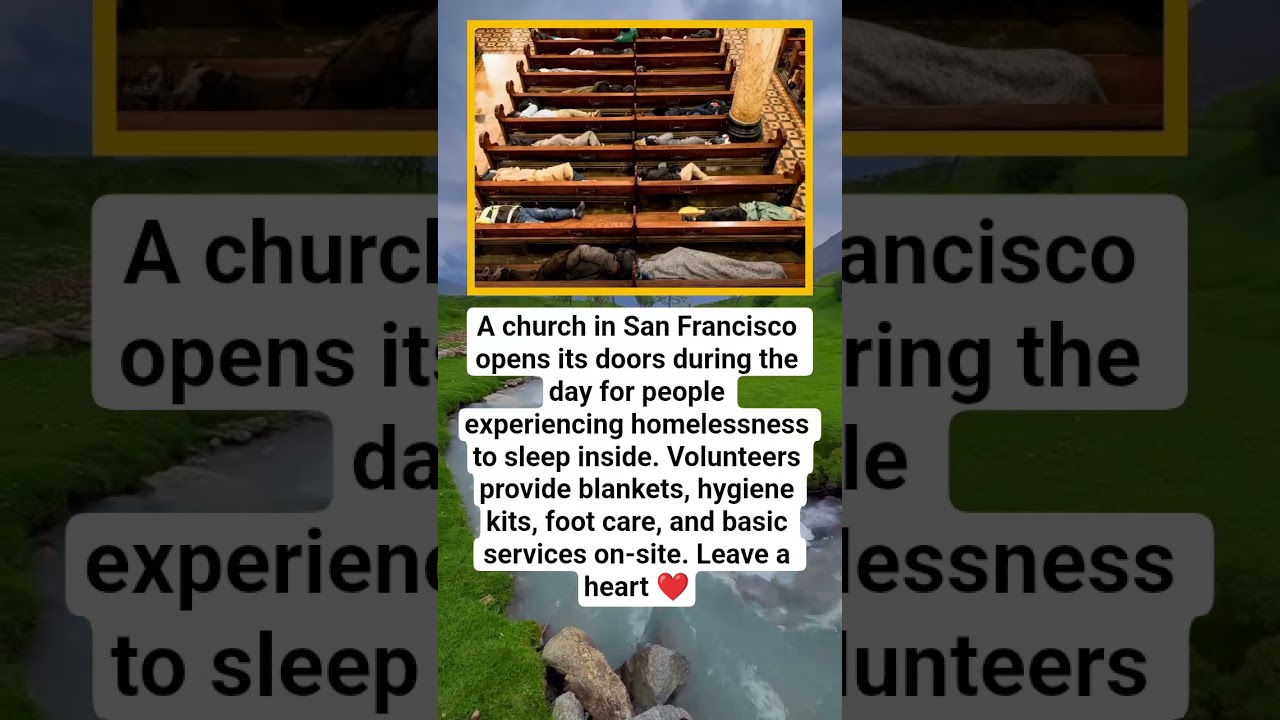 Safe Haven: San Francisco Church Helps The Homeless ❤️ #shorts