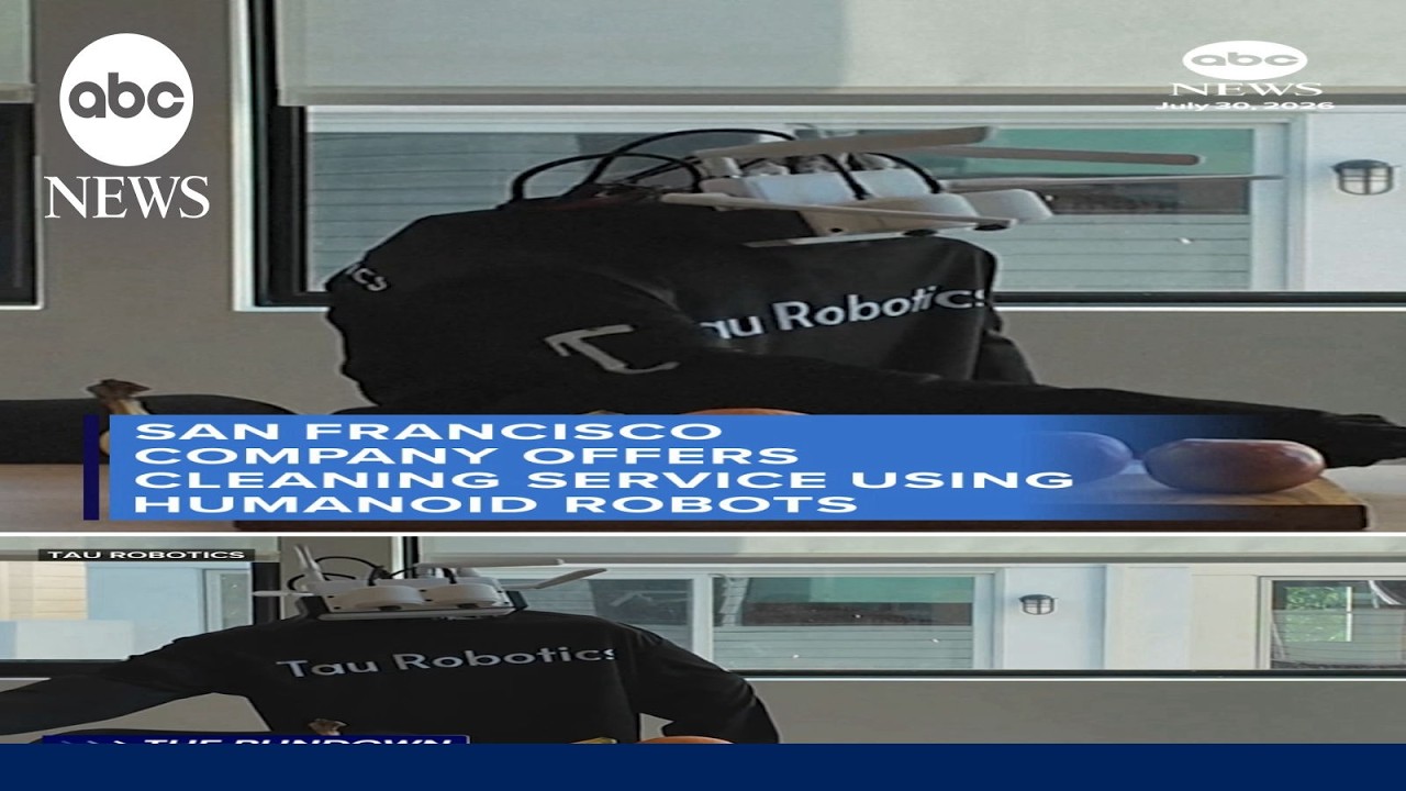 San Francisco company offers cleaning service using humanoid robots