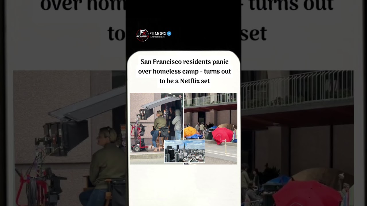 San Francisco residents panic over homeless camp – turns out to be a Netflix set San Francisco residents panic over homeless camp – turns out to be a Netflix set
