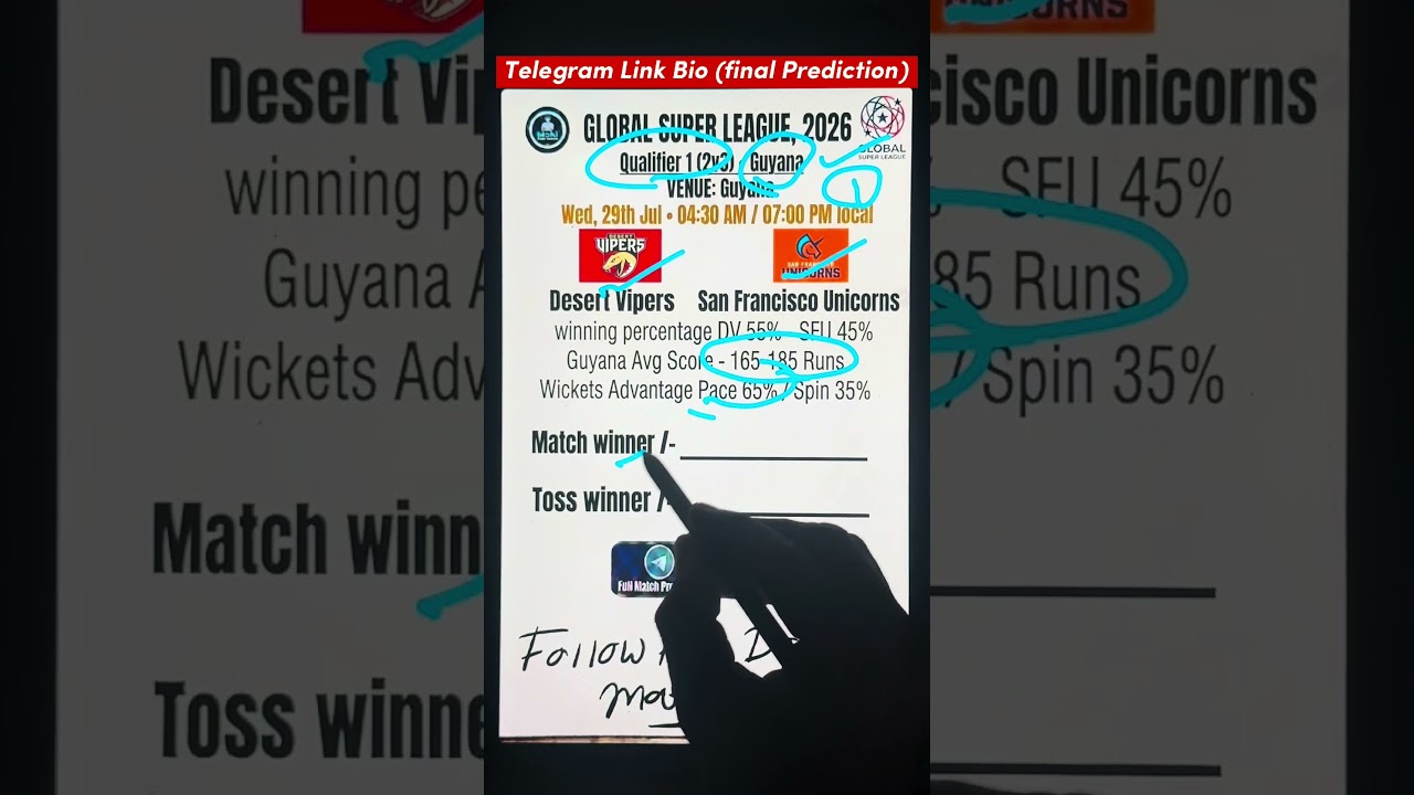 San Francisco Vs Desert Vipers qualifier 1 Global Super league Match Prediction 🔥 #Matchprediction San Francisco Vs Desert Vipers qualifier 1 Global Super league Match Prediction 🔥 #Matchprediction