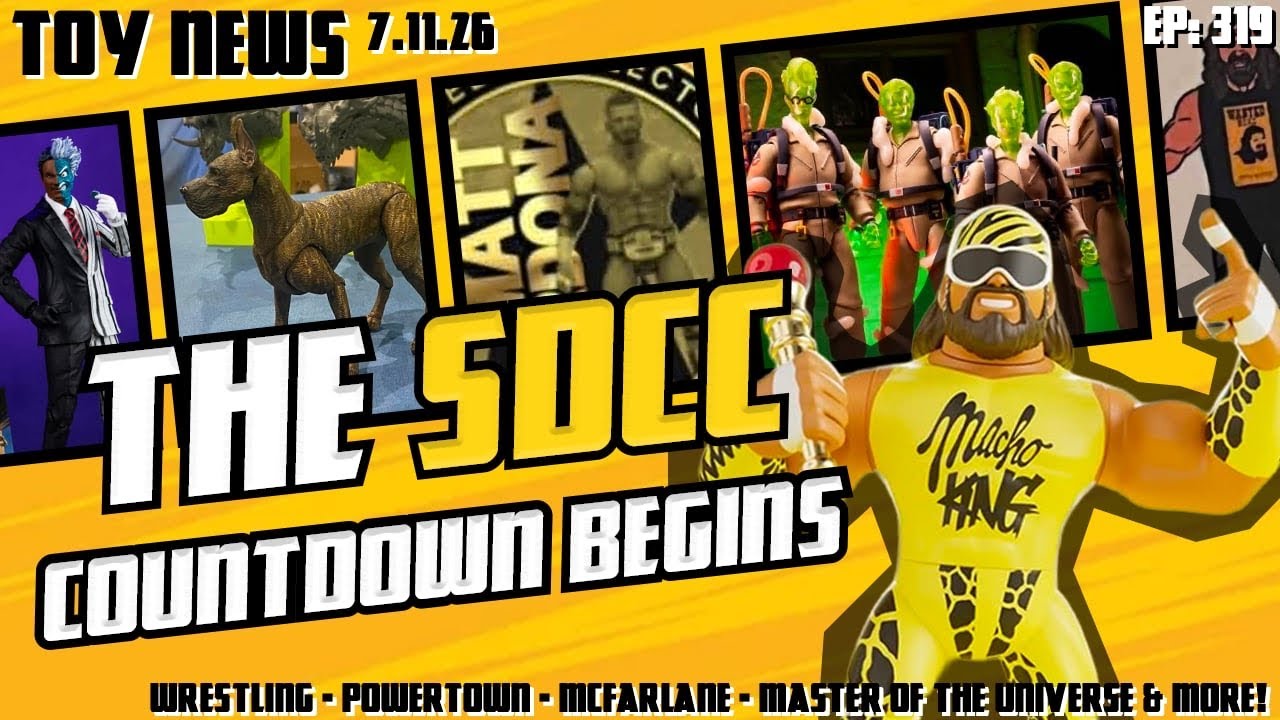 SDCC Countdown Begins! Toy News For The Week Of July 6th 2026!