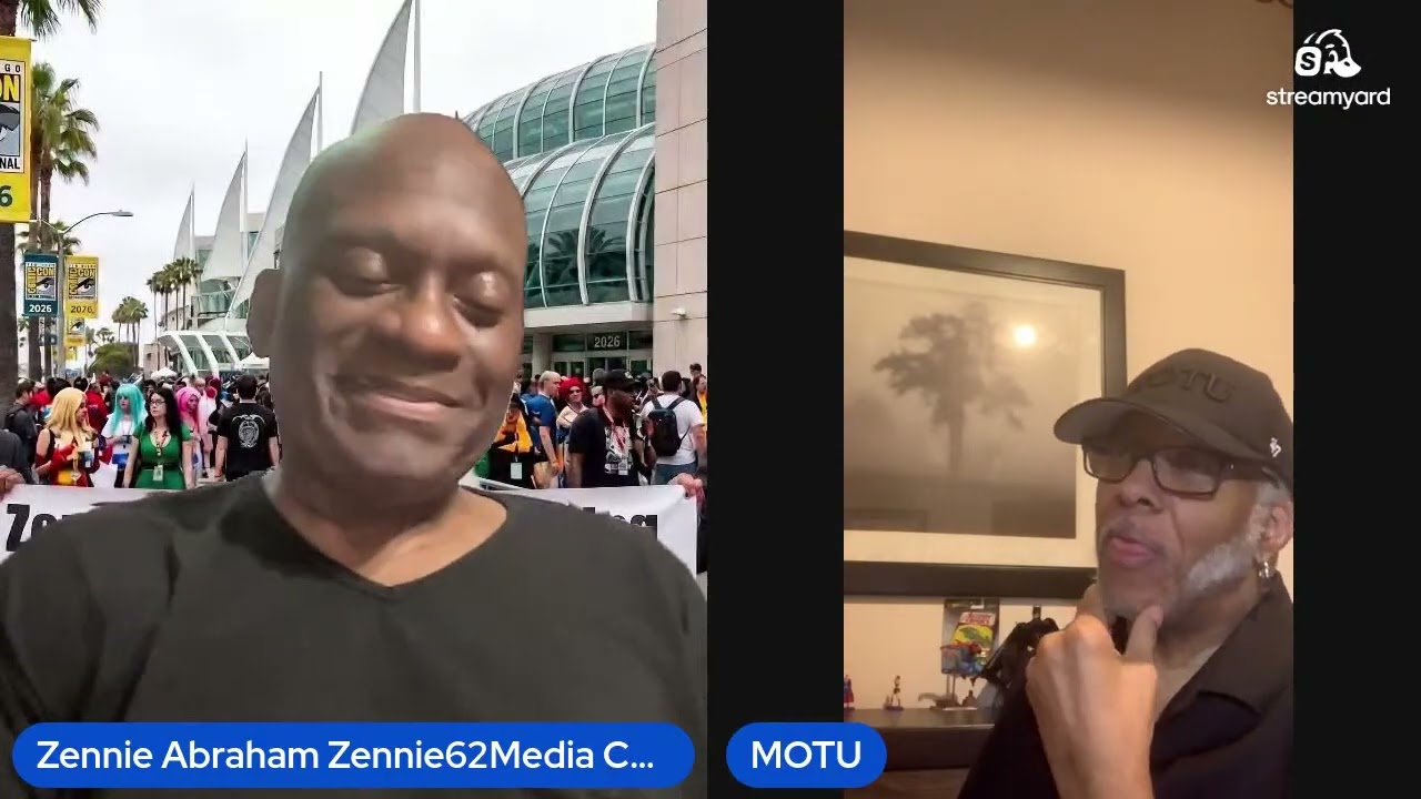 SDCC News Michael Davis TalkIng With Founder Of The Black Panel At San Diego Comic Con 2026 SDCC News Michael Davis TalkIng With Founder Of The Black Panel At San Diego Comic Con 2026