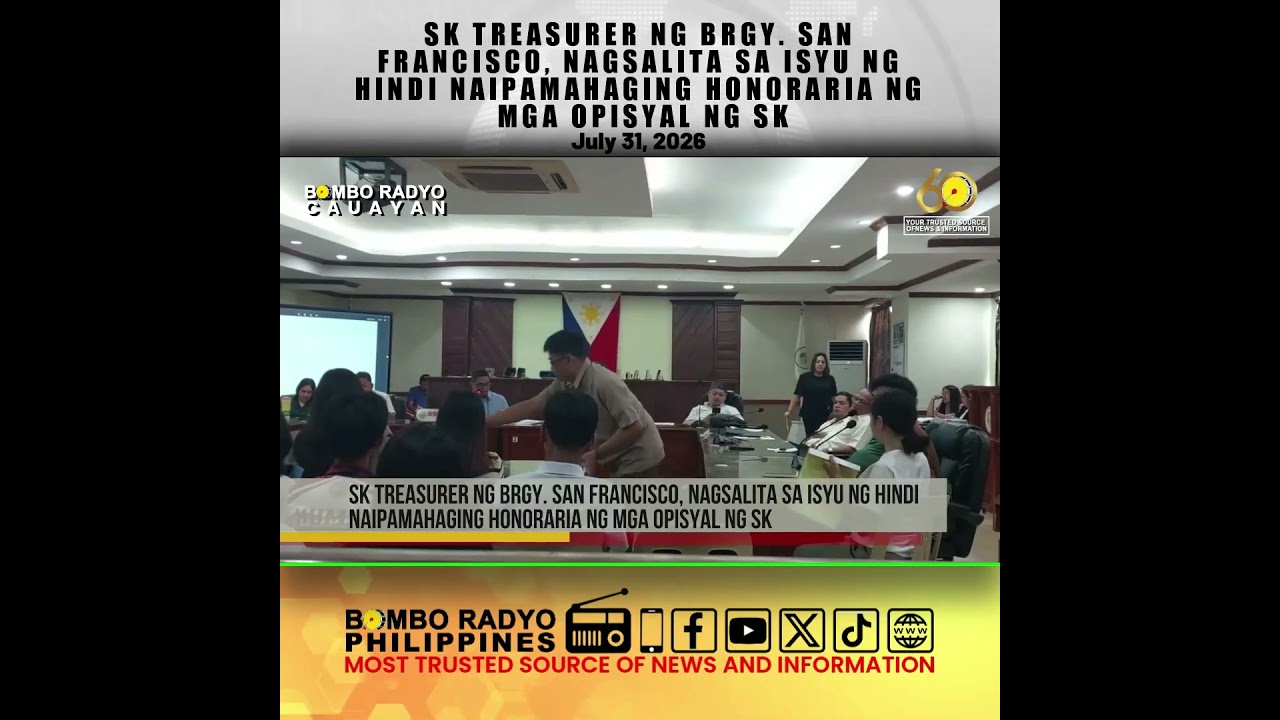 SK Treasurer ng Brgy. San Francisco, itinangging may pananagutan sa naantalang honoraria ng mga SK SK Treasurer ng Brgy. San Francisco, itinangging may pananagutan sa naantalang honoraria ng mga SK