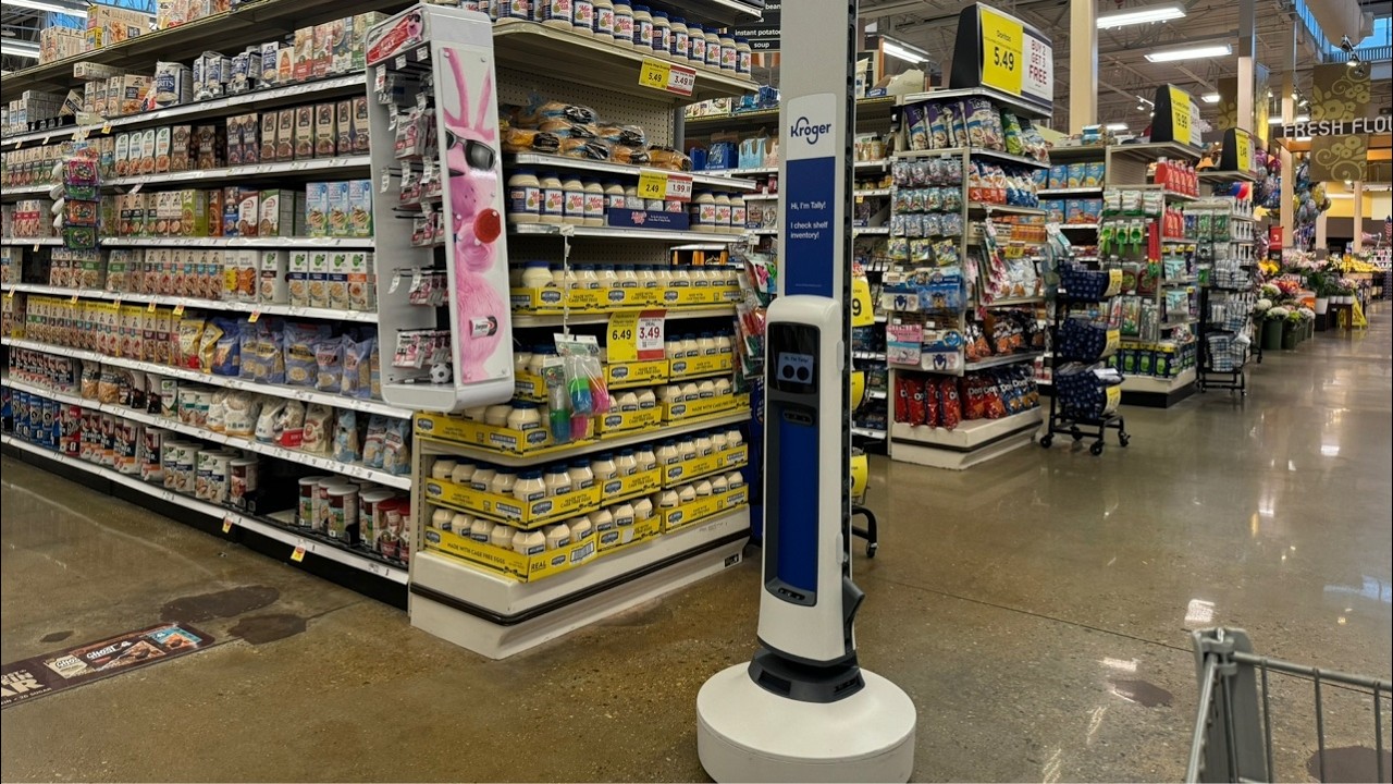 Tally A Self Inventory Robot At Kroger’s Fayetteville GA Store On Hwy 85 Tally A Self Inventory Robot At Kroger’s Fayetteville GA Store On Hwy 85