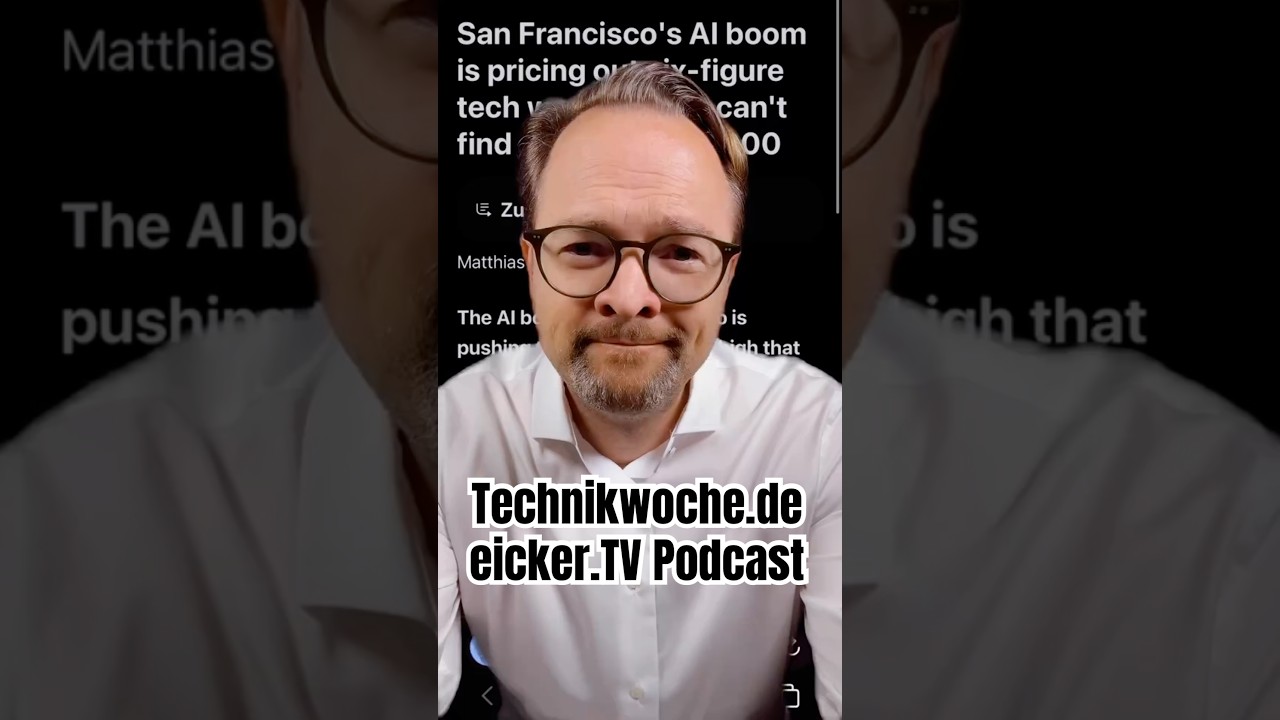 Technikwoche.de ▹ San Francisco, AI, Google Maps, Drohnen, Meta, China AI, Stargate UK ▹ eicker.TV Technikwoche.de ▹ San Francisco, AI, Google Maps, Drohnen, Meta, China AI, Stargate UK ▹ eicker.TV