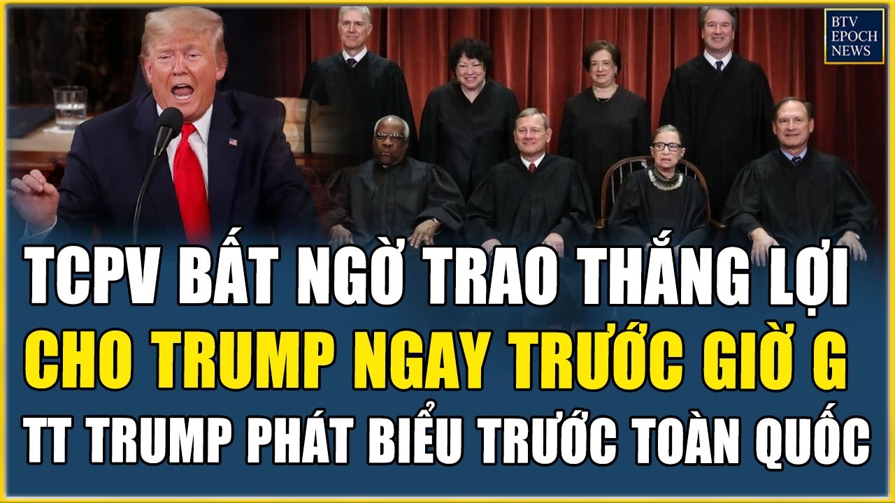 THẮNG LỚN! TCPV ĐÁNH BẠI THẨM PHÁN SAN FRANCISCO TRAO CHÌA KHÓA CHO TT TRUMP NGAY TRƯỚC GIỜ G