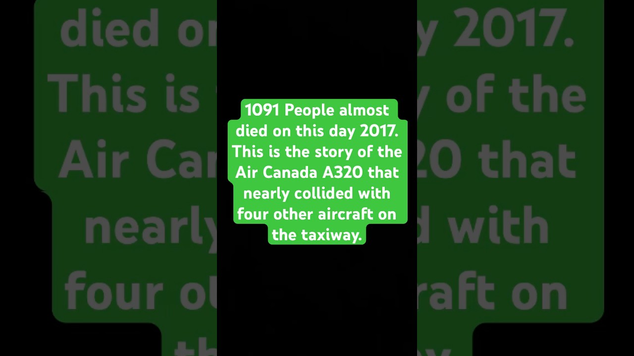 The astounding story of the Air Canada Airbus A320 San Francisco airport Near Miss!!😮😮