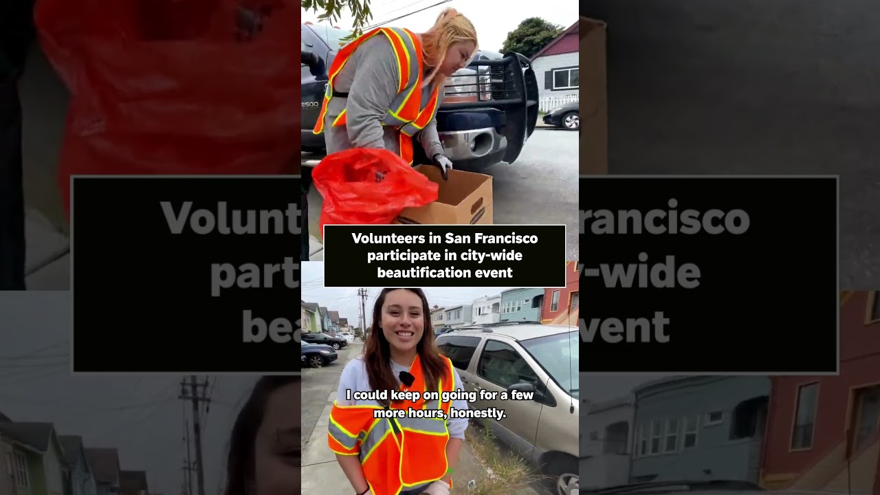 Volunteers in San Francisco participate in city-wide beautification event Volunteers in San Francisco participate in city-wide beautification event