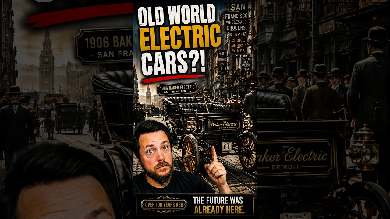 1906 Old World San Francisco Electric Cars?! #mystery #creepy #scary