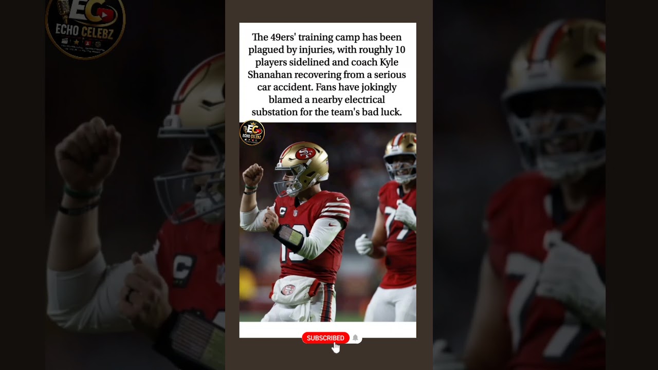 49ers Camp Plagued by Injuries, Bad Luck#viralshorts #celebritynews #breakingnews 49ers Camp Plagued by Injuries, Bad Luck#viralshorts #celebritynews #breakingnews