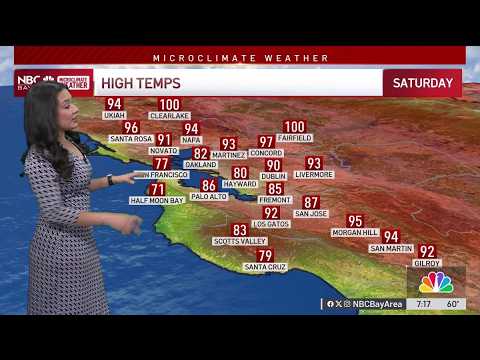Bay Area Forecast: Hot and hazy weekend, beach hazards Bay Area Forecast: Hot and hazy weekend, beach hazards