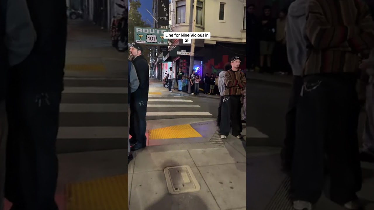 Line is looking pretty long in SF for nine vicious are yall… #Shorts #ricosofly Line is looking pretty long in SF for nine vicious are yall… #Shorts #ricosofly