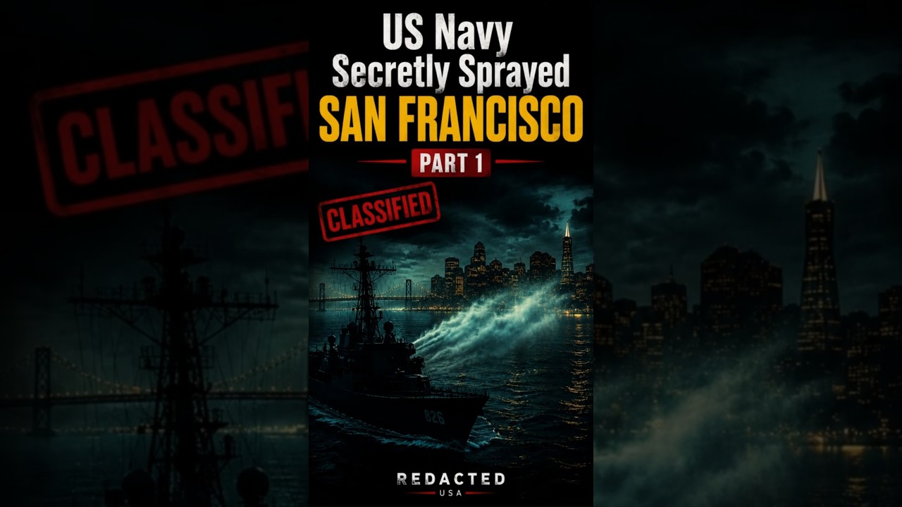 The Day The US Navy Sprayed San Francisco ⚠️#Declassified #USNavy #MilitaryHistory
