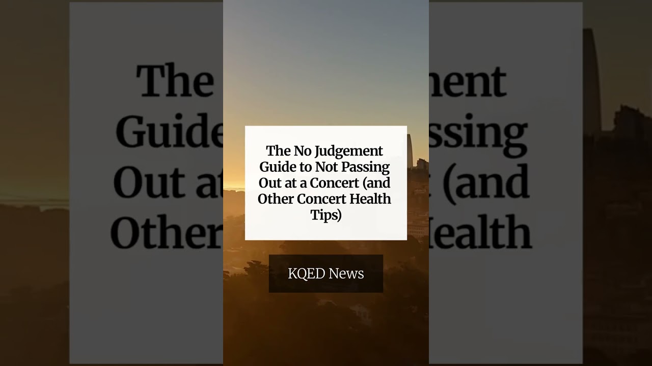 The No Judgement Guide to Not Passing Out at a Concert (and Other Concert Health Tips)